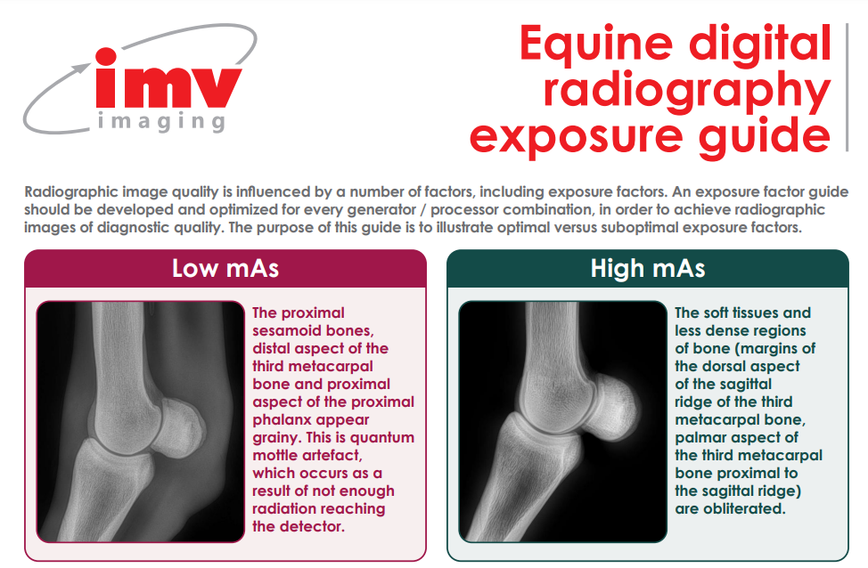 Equine Digital Radiography Exposure Guide